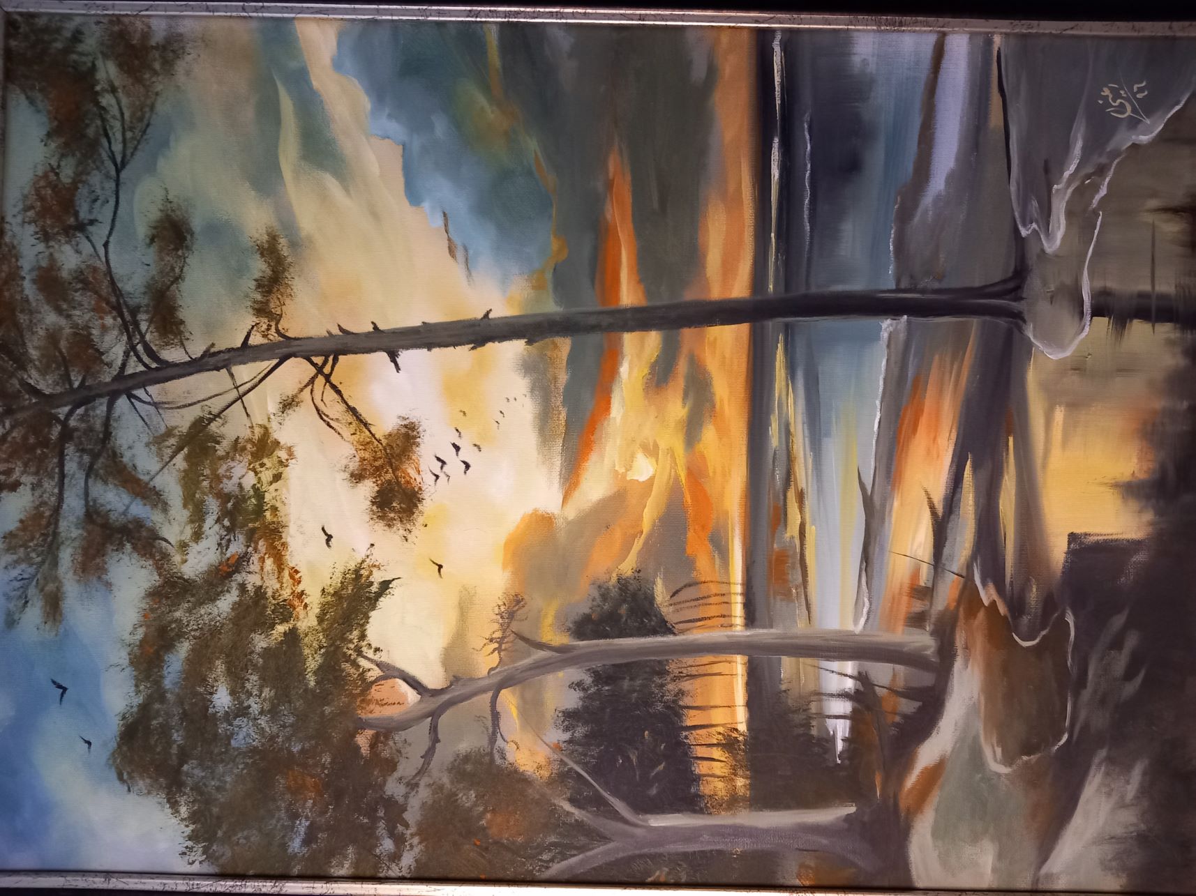 تابلو نقاشی رنگ روغن 